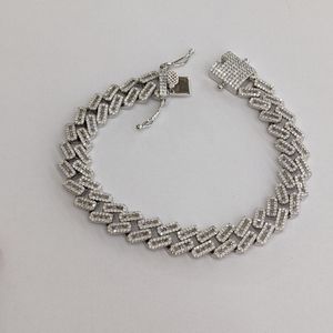 925 Sterling Silver Cuban curb link Bracelet for men